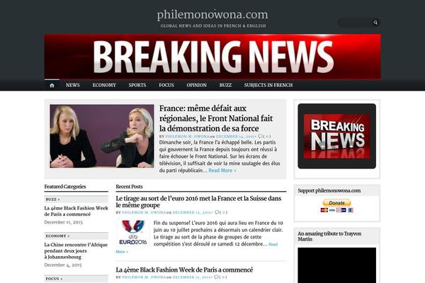 WordPress website example screenshot