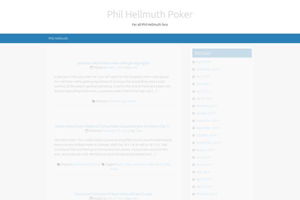 WordPress website example screenshot