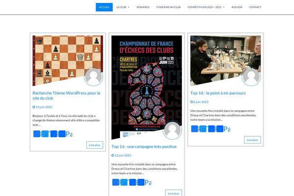 WordPress website example screenshot