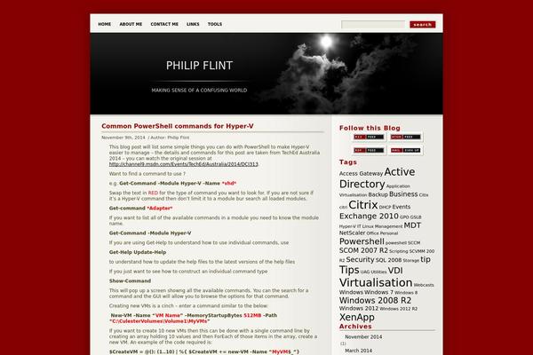 philipflint.com site used Deep Silent