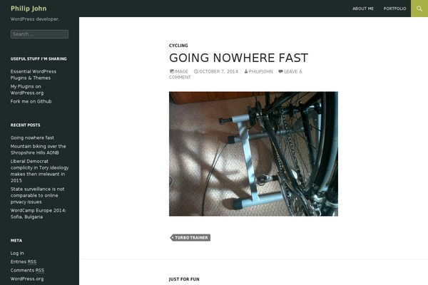 WordPress website example screenshot