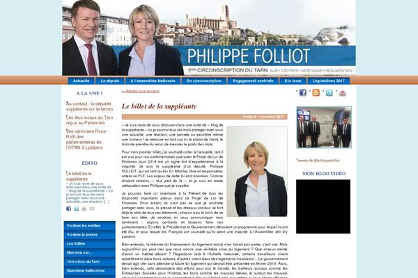 philippe-folliot.fr site used Folliot