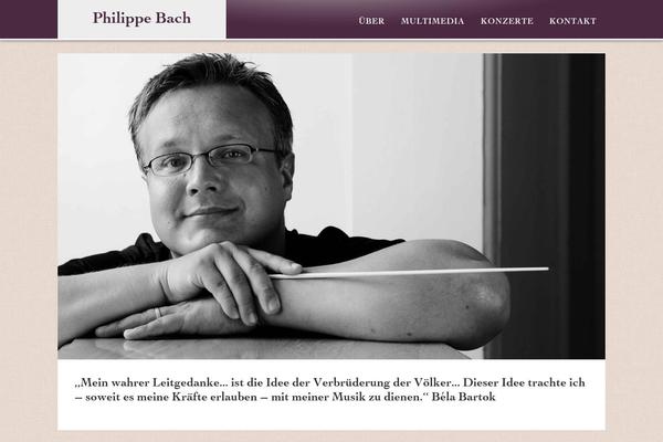 philippebach.ch site used Bach