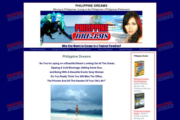 philippine-dreams.com site used Philippinedreams