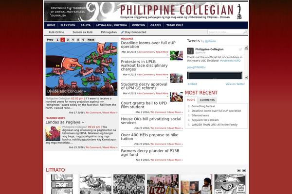 philippinecollegian.org site used Transcript