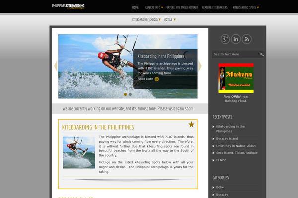 WordPress website example screenshot