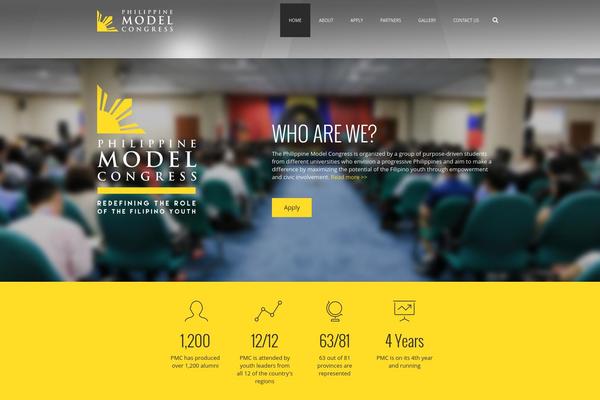 philippinemodelcongress.org site used Nadeawp
