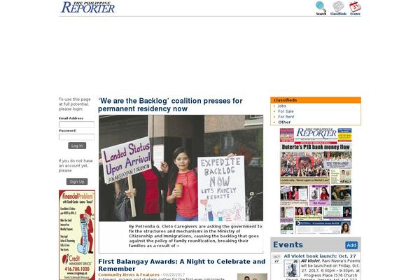 philippinereporter.com site used Newspaper_mk2