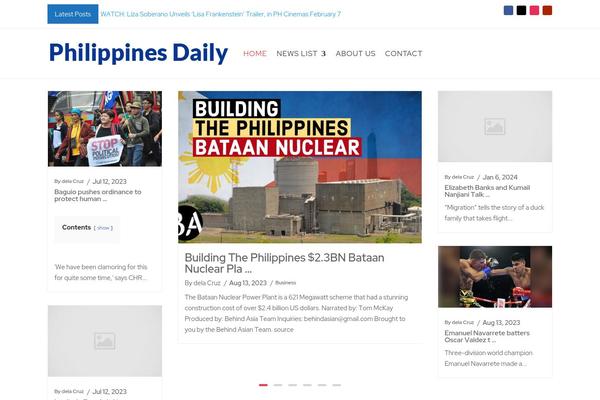 philippinesdailyphotos.com site used Newspro-divi-child