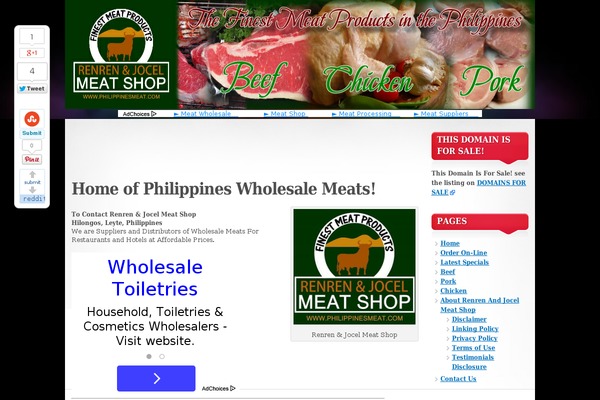 philippinesmeat.com site used Meat