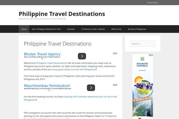 WordPress website example screenshot