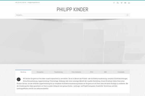 philippkinder.de site used Avada