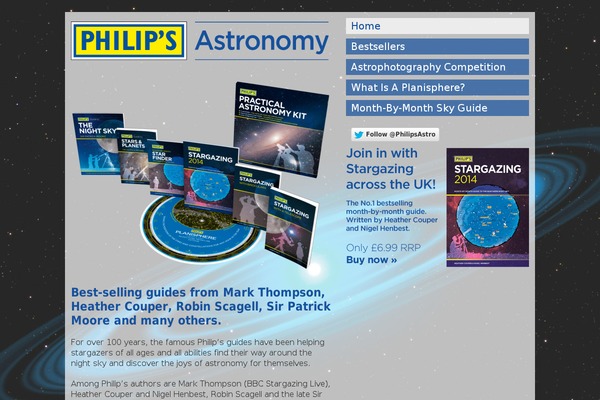 philipsastronomy.com site used Octotheme