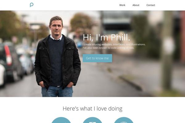phill theme websites examples