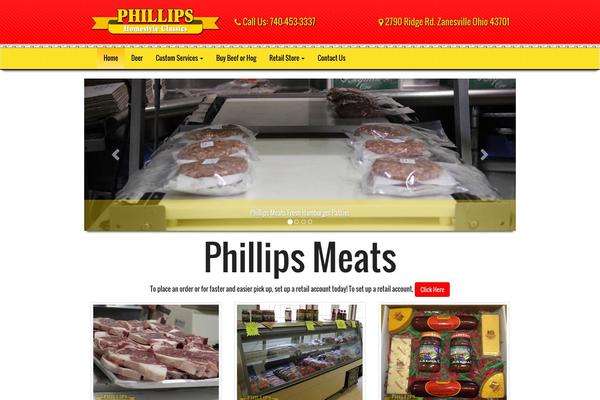 philips theme site design template sample