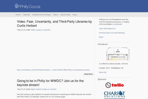phillycocoa.org site used Optimizare