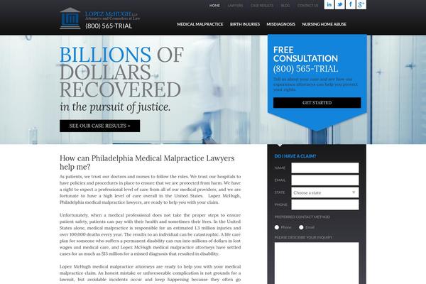 phillymalpracticelawyer.com site used Lopezmchugh