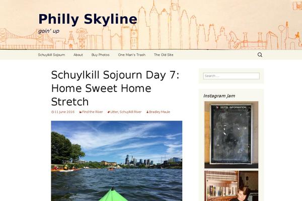 Twenty Thirteen theme site design template sample