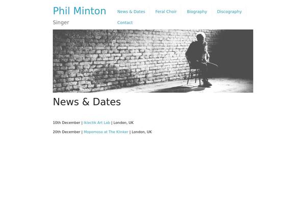 philminton.co.uk site used Reverie