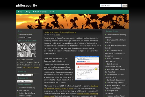 philosecurity.org site used Nightfall