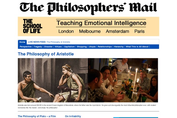 philosophersmail.com site used Philosophers-mail