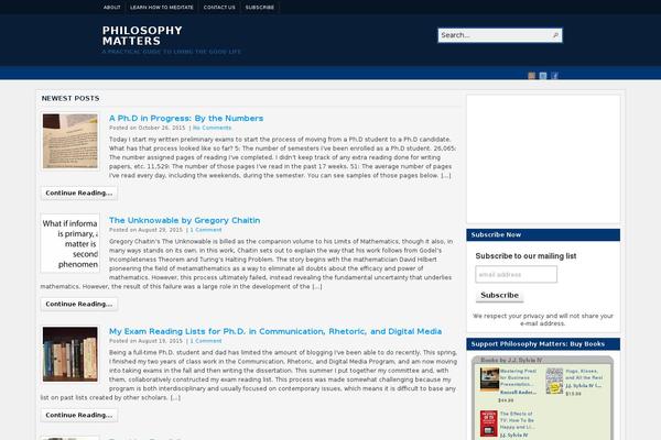 WordPress website example screenshot