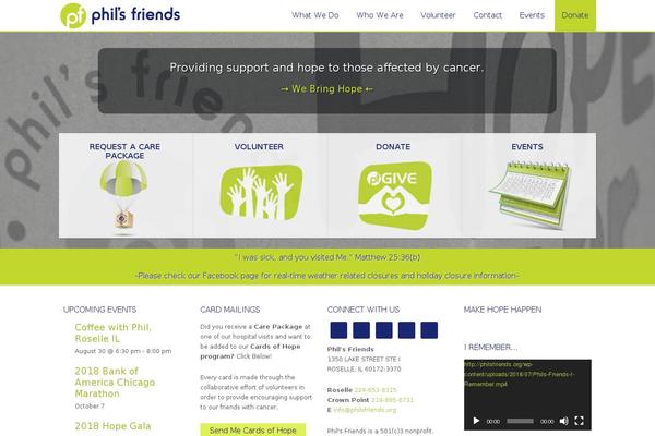 philsfriends.org site used Pf-pro