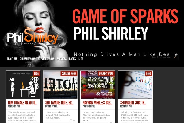 WordPress website example screenshot