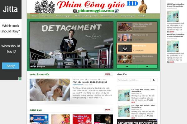 phimconggiao.com site used Enjoyvideo