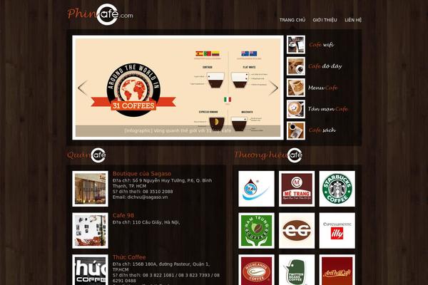 Cafe-elements theme site design template sample