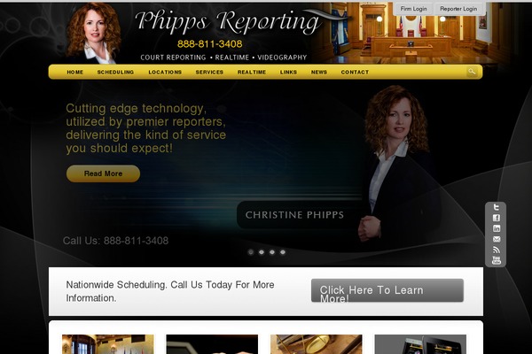 WordPress website example screenshot