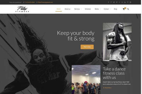 WordPress website example screenshot