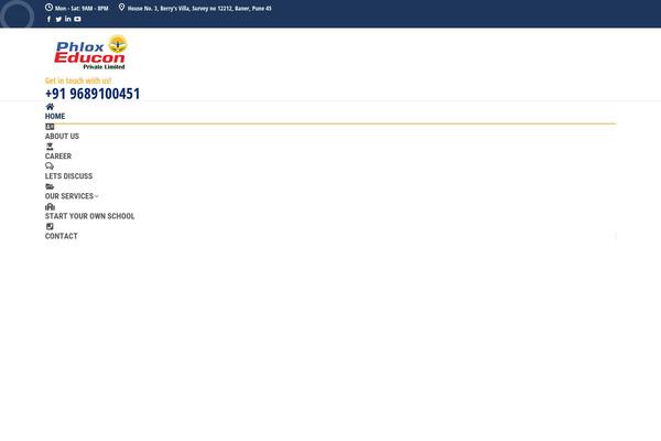 The7 theme site design template sample