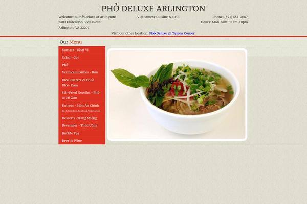 The Restaurant theme site design template sample