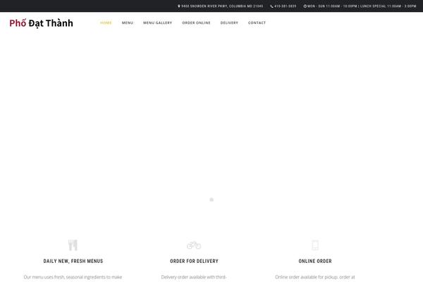 Spoon theme site design template sample