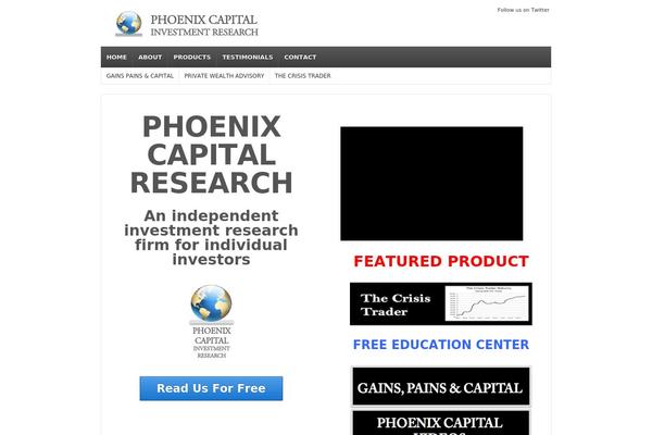 phoenixcapitalresearch.com site used Responsive