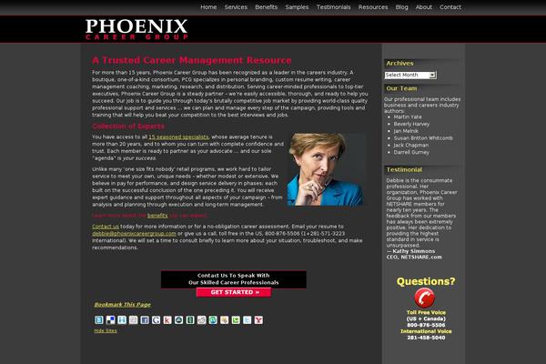 phoenixcareergroup.com site used Ellis