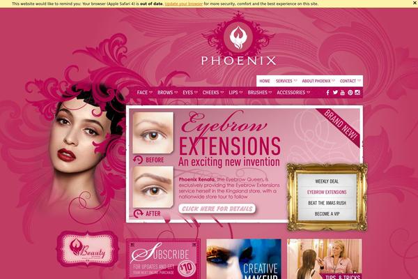 phoenixcosmetics.com site used Phoenix_2015