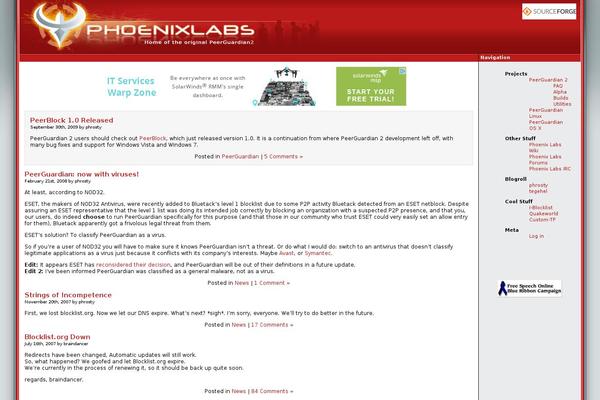 phoenixlabs.org site used Redrobin