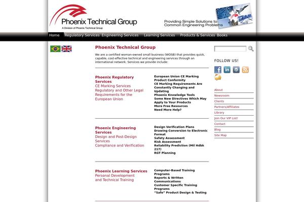WordPress website example screenshot