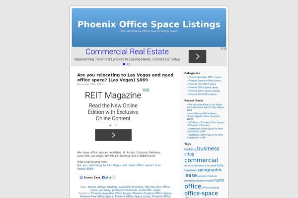 Default theme site design template sample