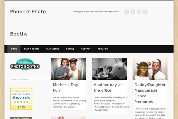 WordPress website example screenshot