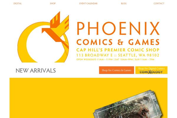 phoenixseattle.com site used Phoenix_comics_theme