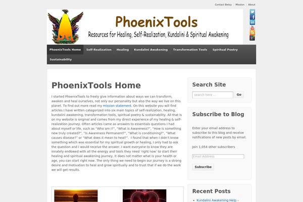 phoenixtools.org site used Responsive-childtheme-social-icons-top