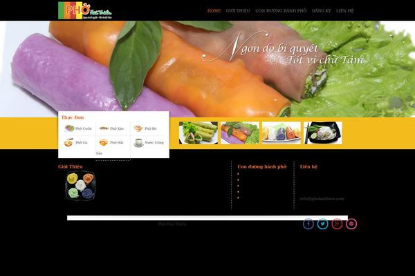 phohaithien.com site used Noodles