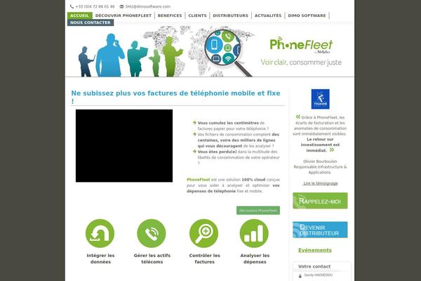 phonefleet.fr site used Dimo