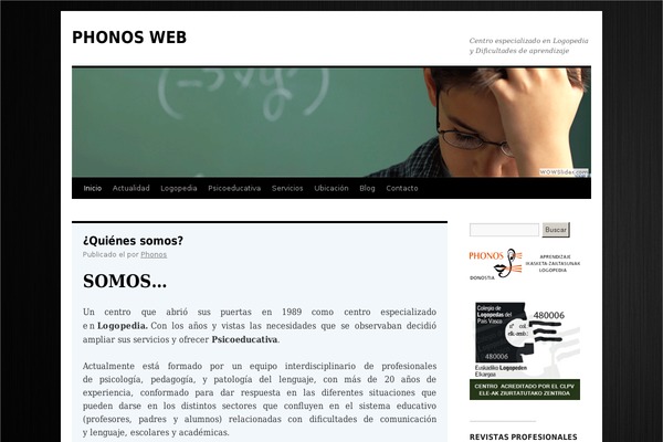 Site using Easing Slider plugin