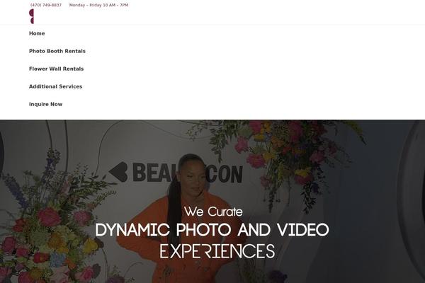 The7 theme site design template sample