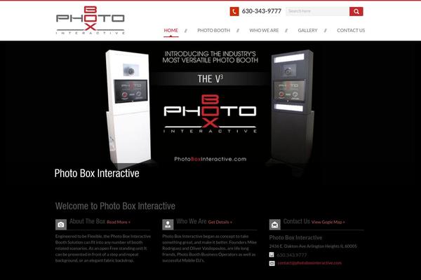 Photobox theme site design template sample