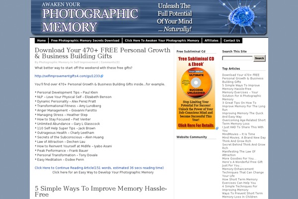 photographic-memory.org site used Super-adsense-mod